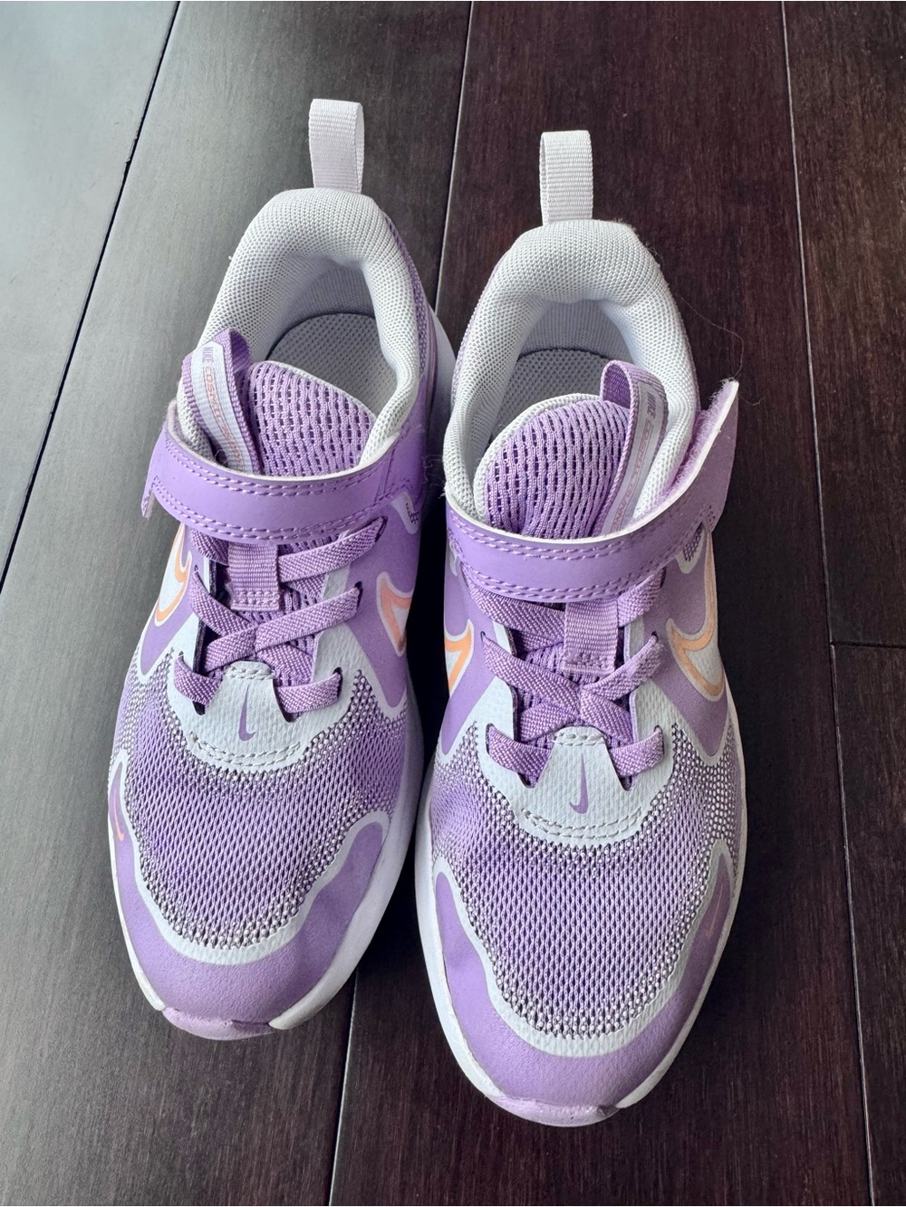 Nike Kids Cosmic Runner Lavender & Peach Athletic Sneakers - Picture 5 of 5